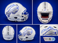 Buffalo Bills Eclipse Alternate Full-Size Helmet signed by Dalton Kincaid