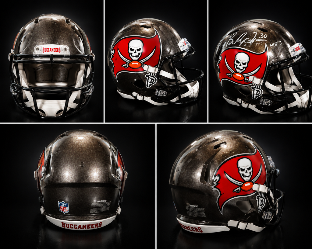 Baker Mayfield Signed Tampa Bay Buccaneers Authentic Full-Size Helmet | Beckett Witness Authenticated