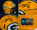 🏈 Green Bay Packers Dual-Signed Riddell Replica Helmet - Josh Jacobs & Eddie Lee Ivery Autographed | Double Inscribed | Authenticated