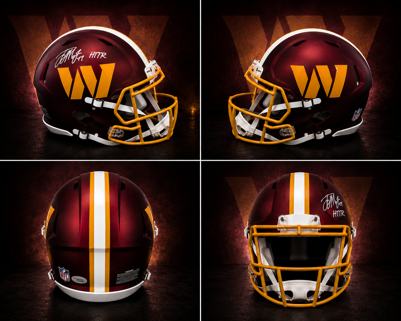 Terry McLaurin Autographed Washington commanders authentic and inscription HTTR