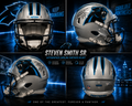 Steve Smith Sr. signed Carolina Panthers full-size authentic helmet with his #89 inscription