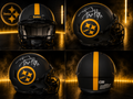 T.J. Watt Signed Pittsburgh Steelers Authentic Full-Size Helmet #90 Inscription | Beckett Authenticated