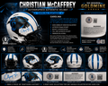 Christian McCaffrey Signed Carolina Panthers Authentic Riddell Full-Size Helmet | Beckett Authenticated | NFL Collectible